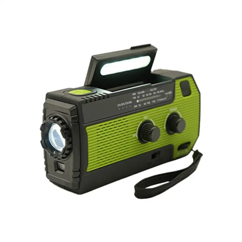 

Portable Radio Solar Radio Portable Battery Powered Speaker Flashlight For Tornado Disaster Outage Camping Hiking Outdoor