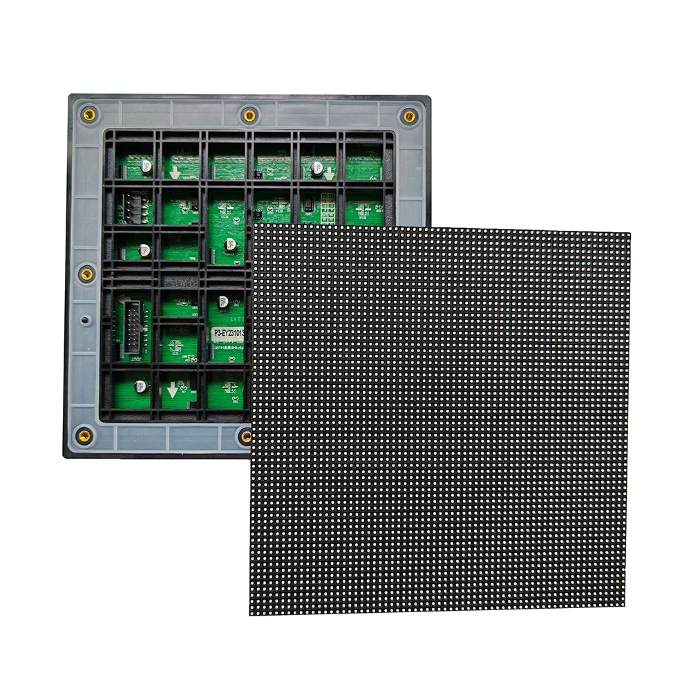 

LED Display Case P3 outdoor high brightness module 192x192mm size HUB75E HD full color led display rental led screen supplier