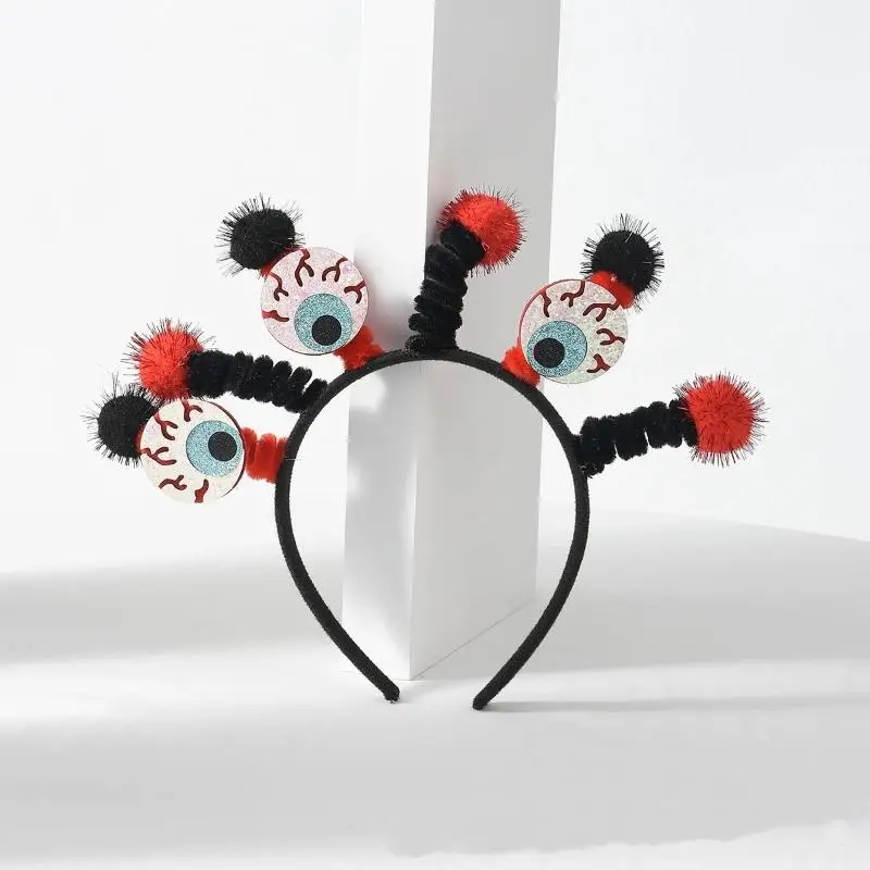 Masquerade Headband with Grim Reaper; Halloween Outfit Embellishment; Cosplay Hair Accessory for Kids & Adults.