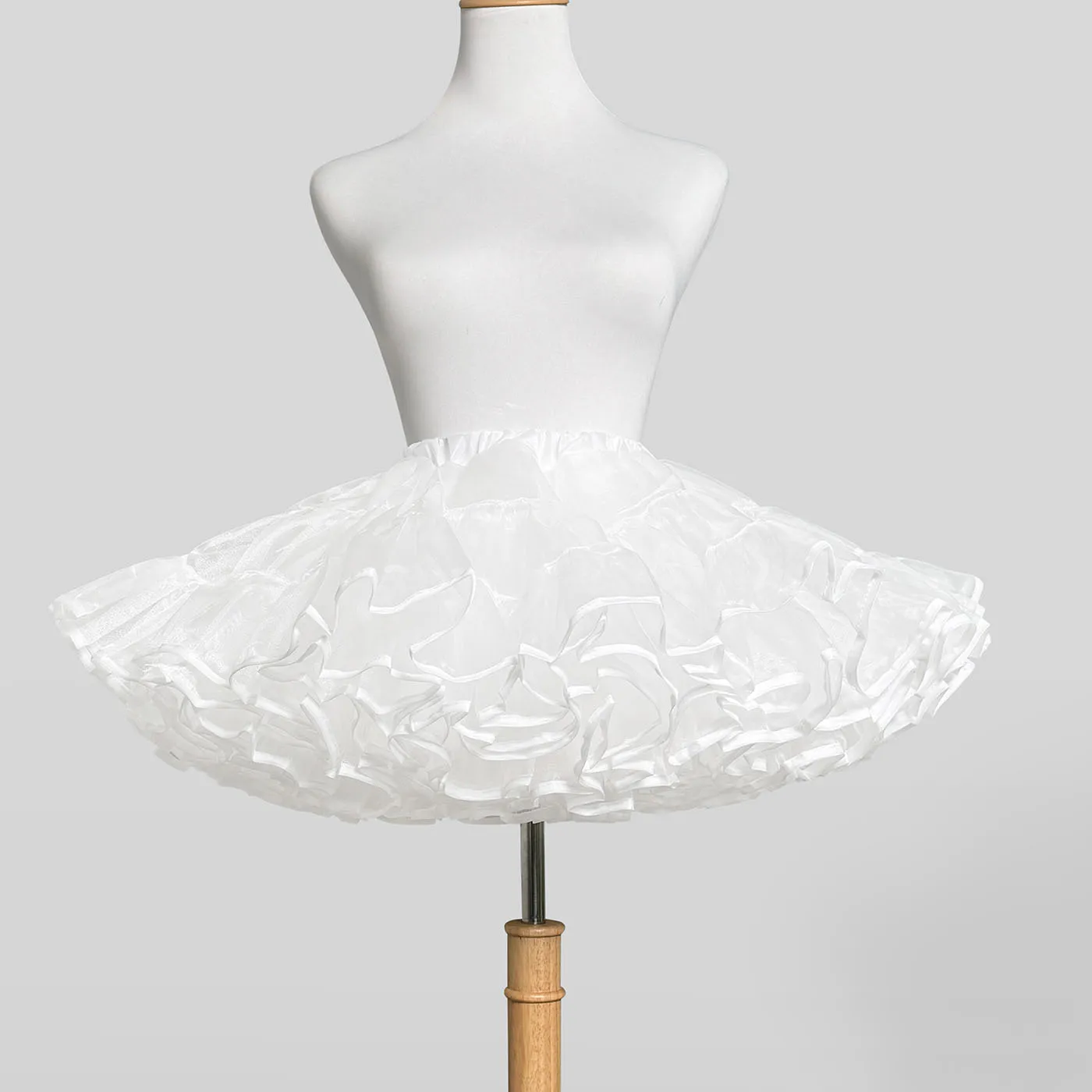 Multi-length Boneless Duck Hip Lolita Petticoat 30/35/40/45cm Super Fluffy Dog Short Tulle Underskirt Daily Cosplay Crinoline view 5