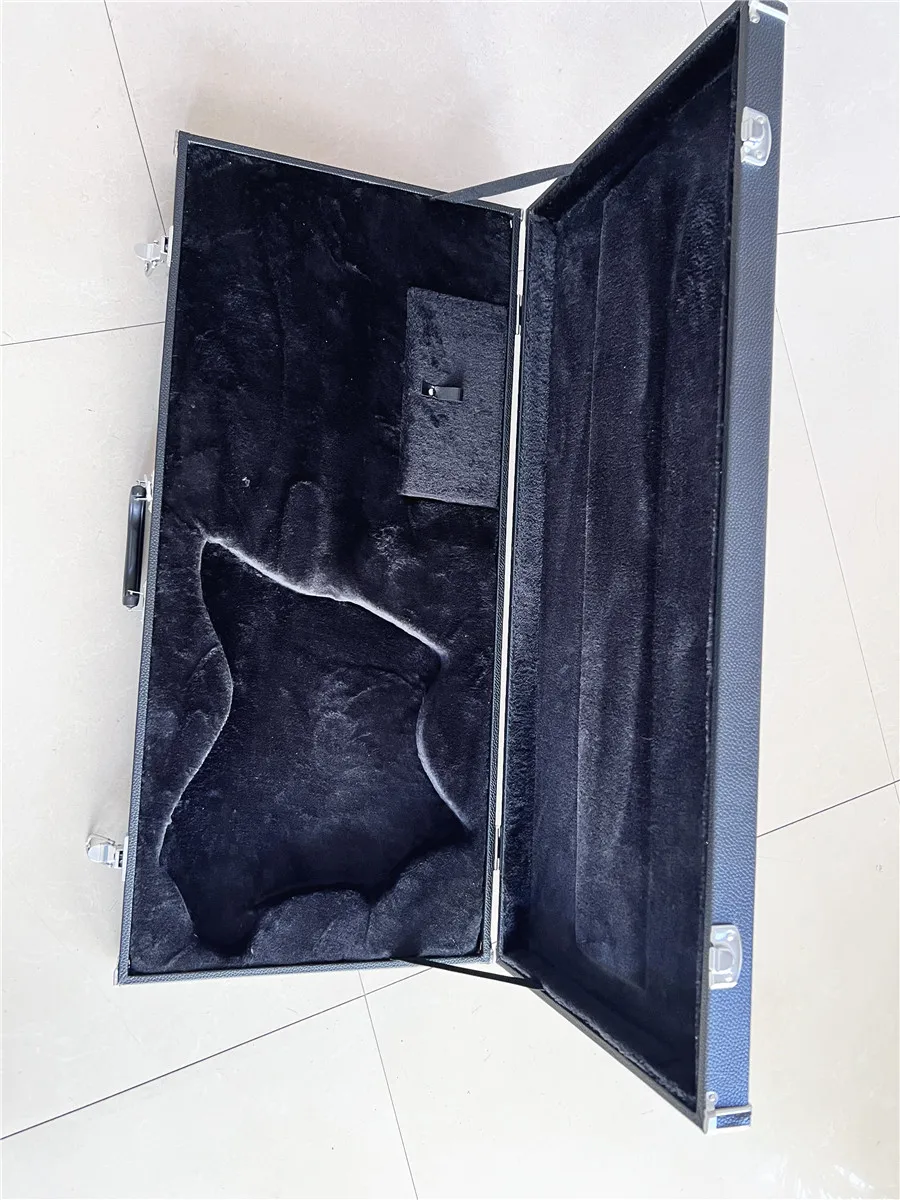 Headless Electric Guitar Case, Hard Case, Metal Accessories with Lock, Factory Direct Sales, Free Shipping