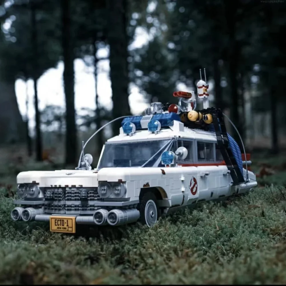 2025 جديد Ghostbuster Ecto-1 اللبنات نموذج سيارة Moc 10274 الطوب للأطفال البالغين هدايا عيد الميلاد الهالوين