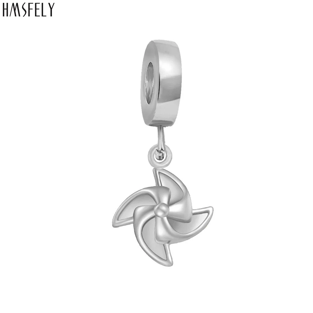 HMSFELY windmill shape design Pendant For DIY Bracelet Necklace Jewelry Making Charm Beads Bracelets Parts