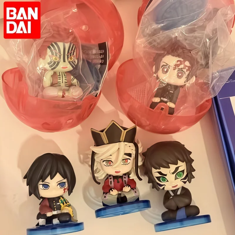 

Bandai Genuine Demon Slayer Sitting Posture Action Figure Giyuu Akaza Douma Tanjiro Kaigaku Gashapon Ornament Model In Stock