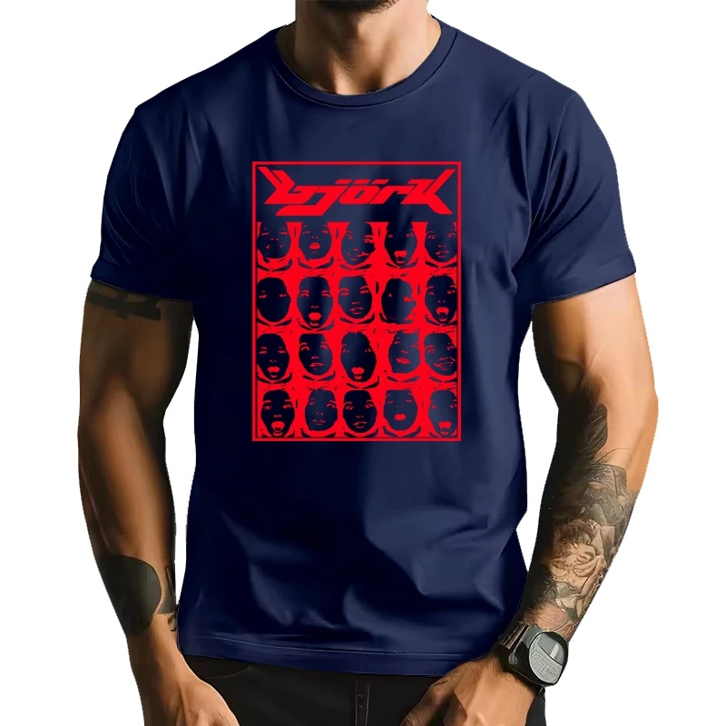 

Singer Bjork Army of Me Post Music Album T Shirt Summer Fashion Aesthetic T Shirts Men Women Clothes Hip Hop Oversized T-shirt