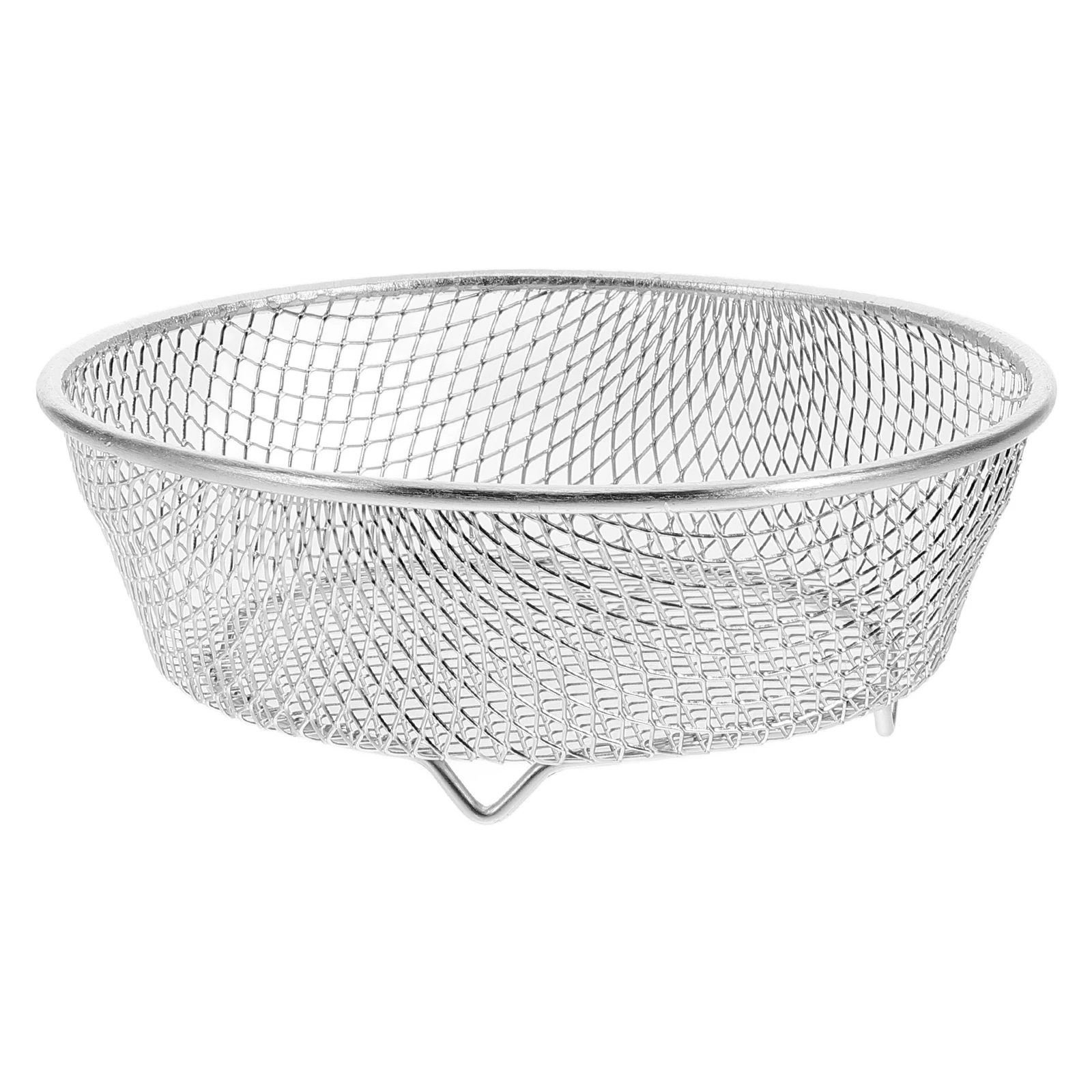 

Stainless Steel Air Fryer Racks Round Hanging Skewers Baking Grilling Rack Oven Compatible Cook Fire Rack Dehydrator Basket