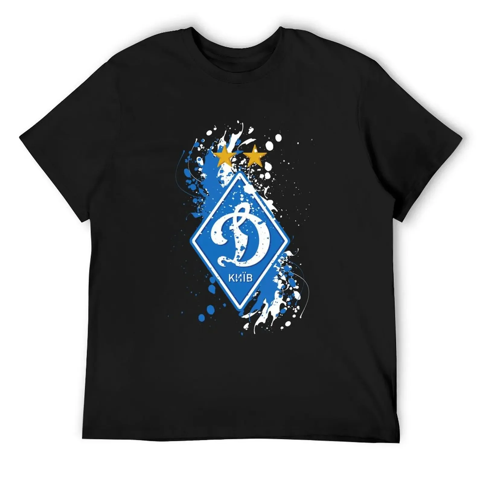 FC Dynamo T-Shirt korean fashion blue lock mens cotton t shirts