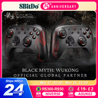 8BitDo Gamepads PC Black Myth Wukong Ultimate 2C Wireless or Wired Gaming Controller Windows 10 11 Steam Raspberry Pi Android