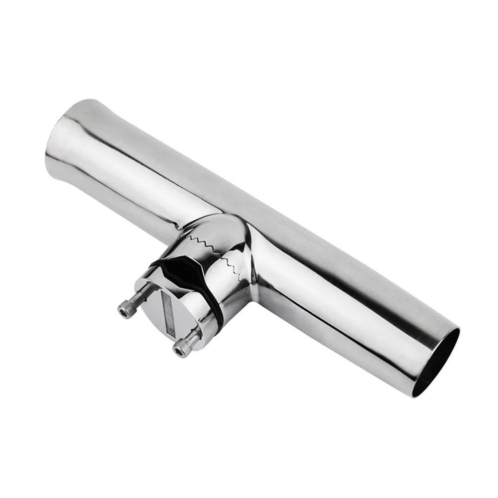 البحرية قابل للتعديل الصيد رود حامل الفولاذ المقاوم للصدأ 360 درجة دوران المشبك على السكك الحديدية 19-26 مللي متر/25-32 مللي متر/32-50 مللي متر اكسسوارات للقوارب #5