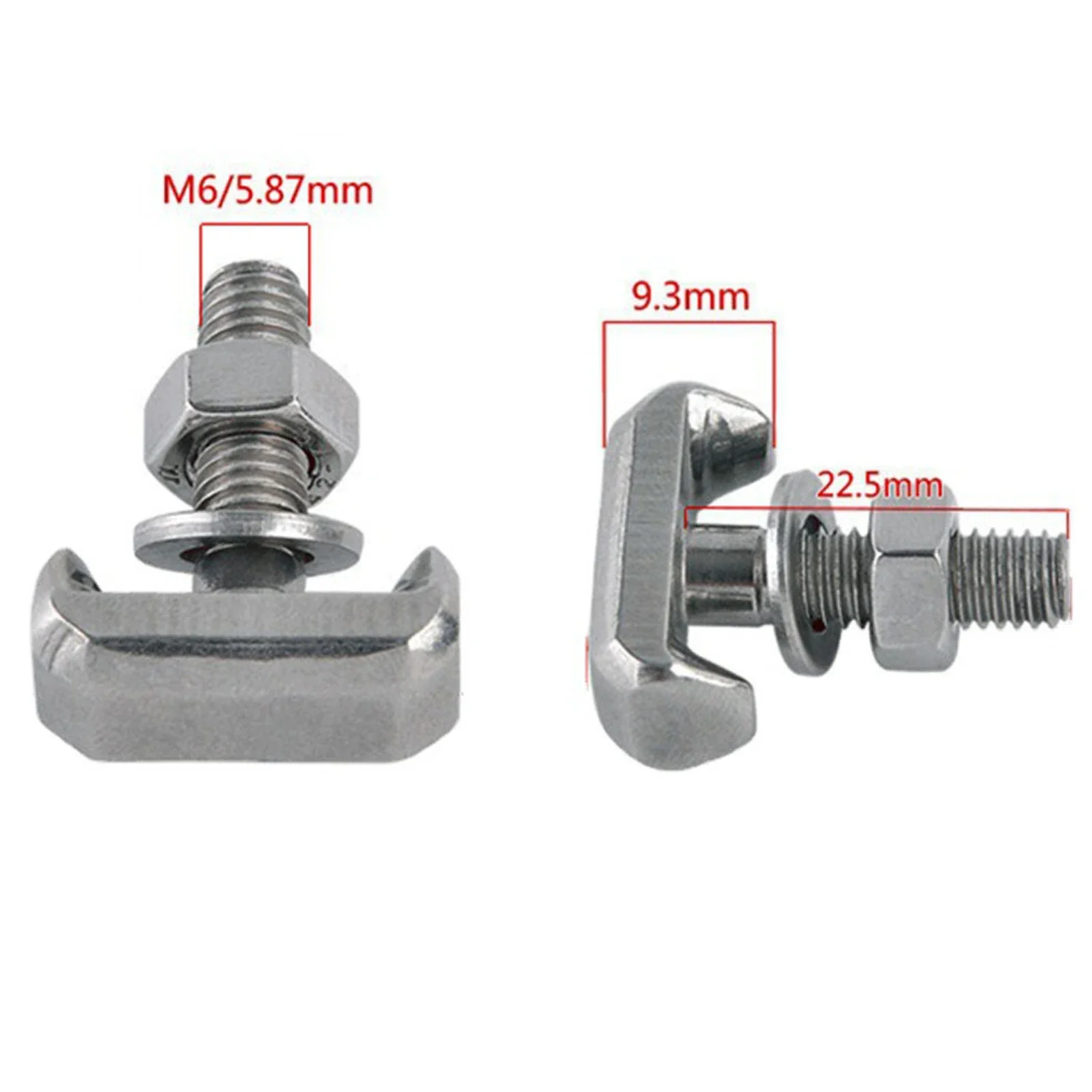 1pc T-Bolts Stainless Steel M6 Battery Terminal Connectors Cable Screw Battery Terminals Battery Connector Car Accessories