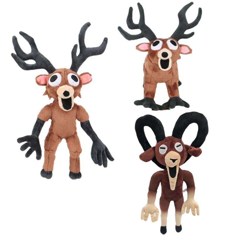 

38cm 99 Nights Cartoon In The Forest Deer Plush Toys Cotton Stuffed Doll Anime Animal for Kids Birthday Gift Halloween Gifts