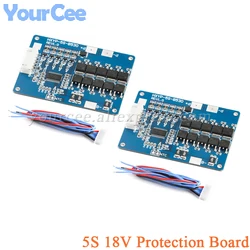 2/1pc 5S 18V 21V 30A BMS Lithium Battery Protection Circuit Board Lithium Battery Pack Balance Charging Charge PCB Module Cable