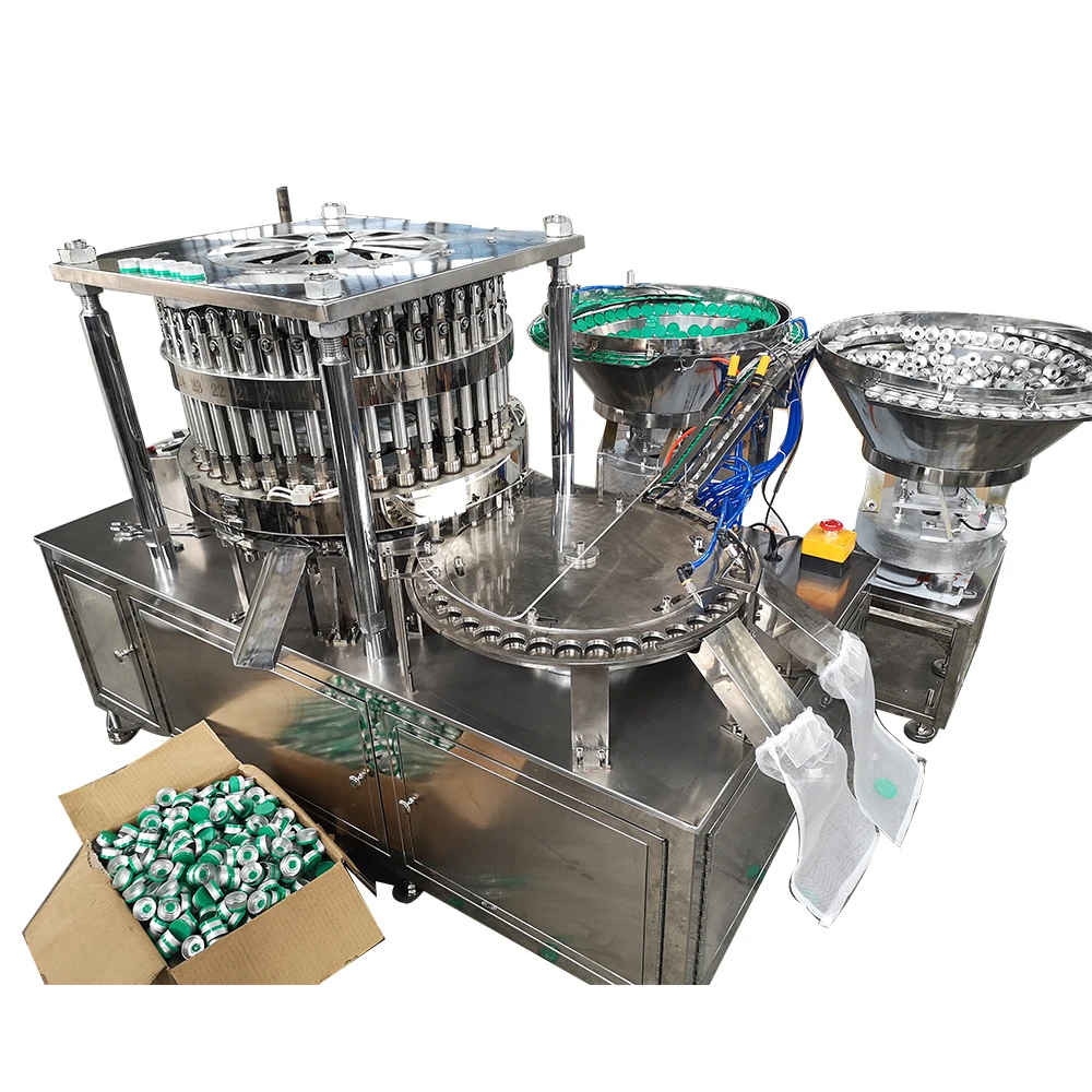High Quality 45 Rivet Head Automatic High Speed Cap Rivet Machine for Joining Aluminum Caps and Plastic Sheets