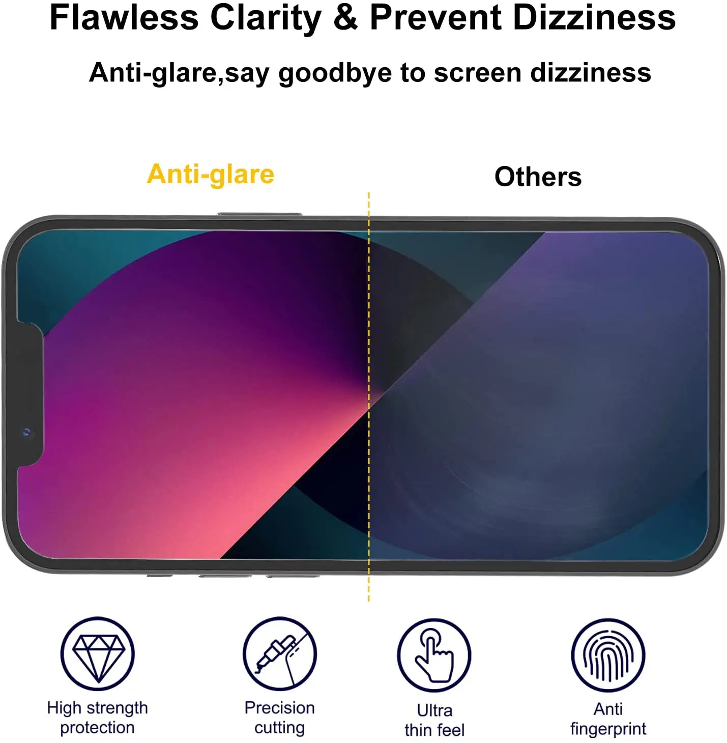 1-5Pcs Full Cover Protective Glass For IPhone 15 11 X XR XS MAX 6 7 8 Plus Screen Protectors On iPhone 13 12 Mini 14 Pro Glass view 5
