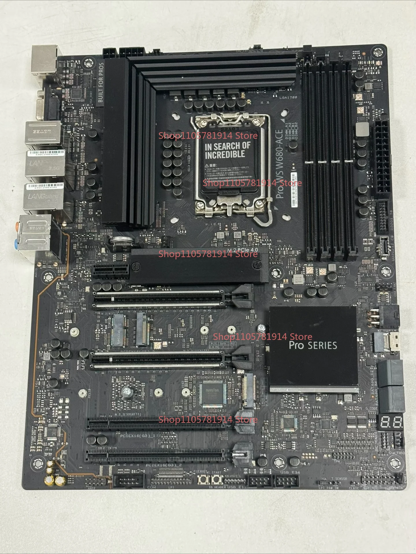 For ASUS Pro WS W680 ACE Workstation Main Board ATX Large Board LGA1700 DDR5