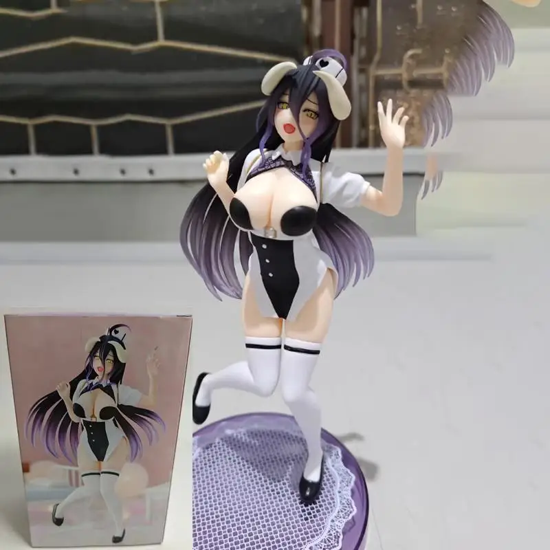 

Genuine Vivit System Service Overlord Albedo Nurse Attire New and Unopened Pvc Collector Ornament Anime Figure Model Toy Gift