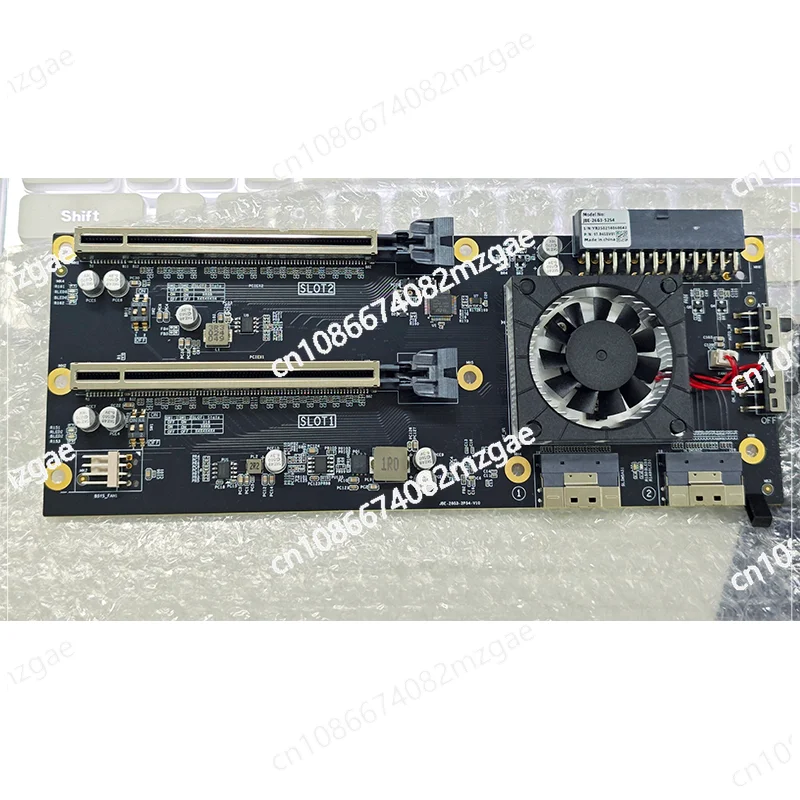 

Двухширокий держатель видеокарты с двумя слотами, проходной блок питания x8x8 расширения PEX8749PCIe3.0x16x16ATX