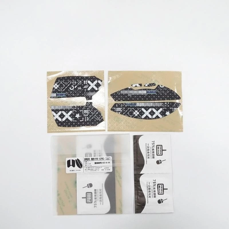 Niet -slip muissticker voor V2Pro Mouse Antislip Grip Tape Sweat Resistant Pad zonder muis