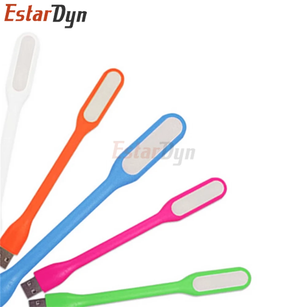 Portable Foldable USB Reading Light, Mini Eye Protection Book Lamp for Power Bank Computer, 5V LED Night Light random color