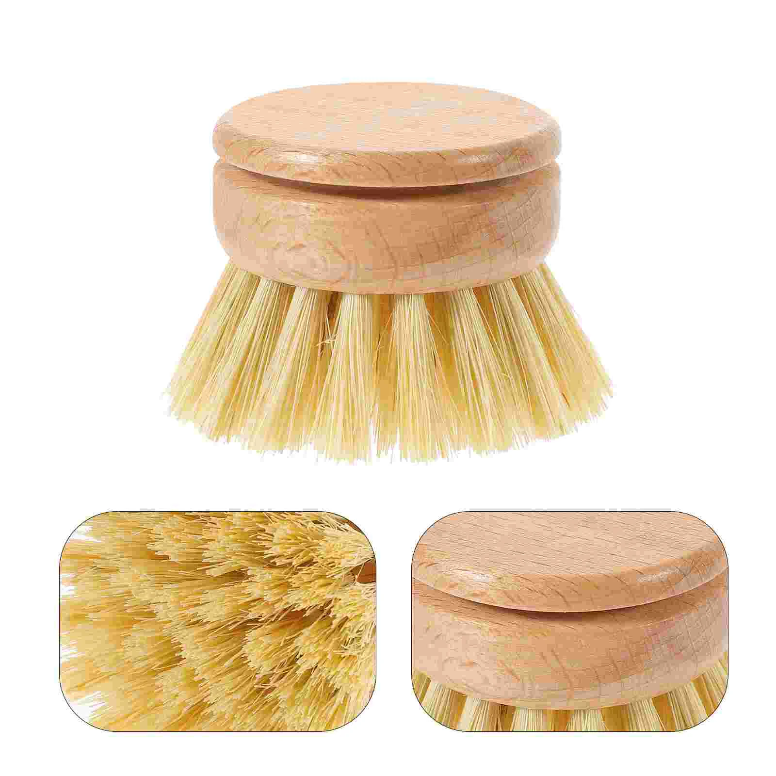 Scrubber Not Hurt The Pot Clean Brush Griddle Pan Wood Small Cleaning Dish Wash