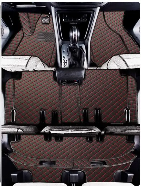 

Специальные автомобильные коврики на заказ для Volkswagen Sharan 7 мест 2022-2011, коврики хорошего качества, водонепроницаемые ковры для Sharan 2015