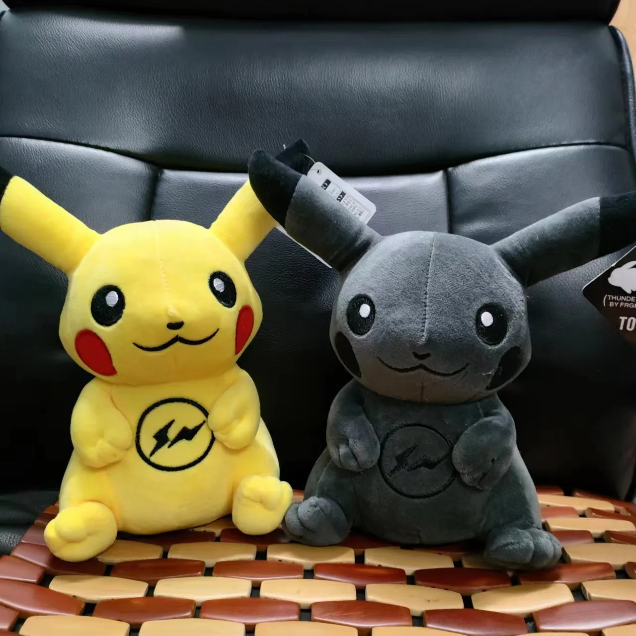 Pokemon Anime Character Dark Pikachu Doll Kawaii Pop Doll Black Pikachu Pillow Birthday Gift Female