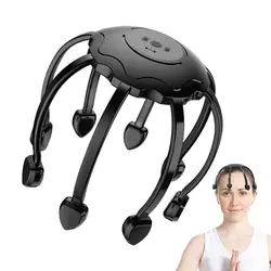 Head Scratcher Scalp Massager Automatic Octopus Claw Scalp Massaging Tool 8 Claw Head Massager Electric Scalp Stimulator Finger