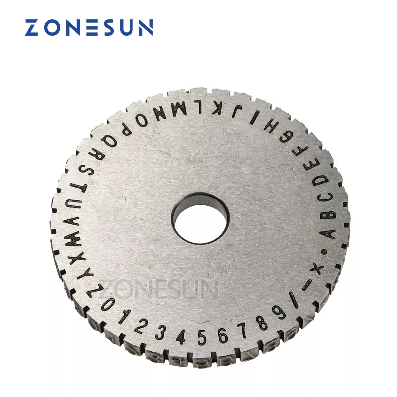 ZONESUN embossing machine1 gear for manual steel label engrave tool