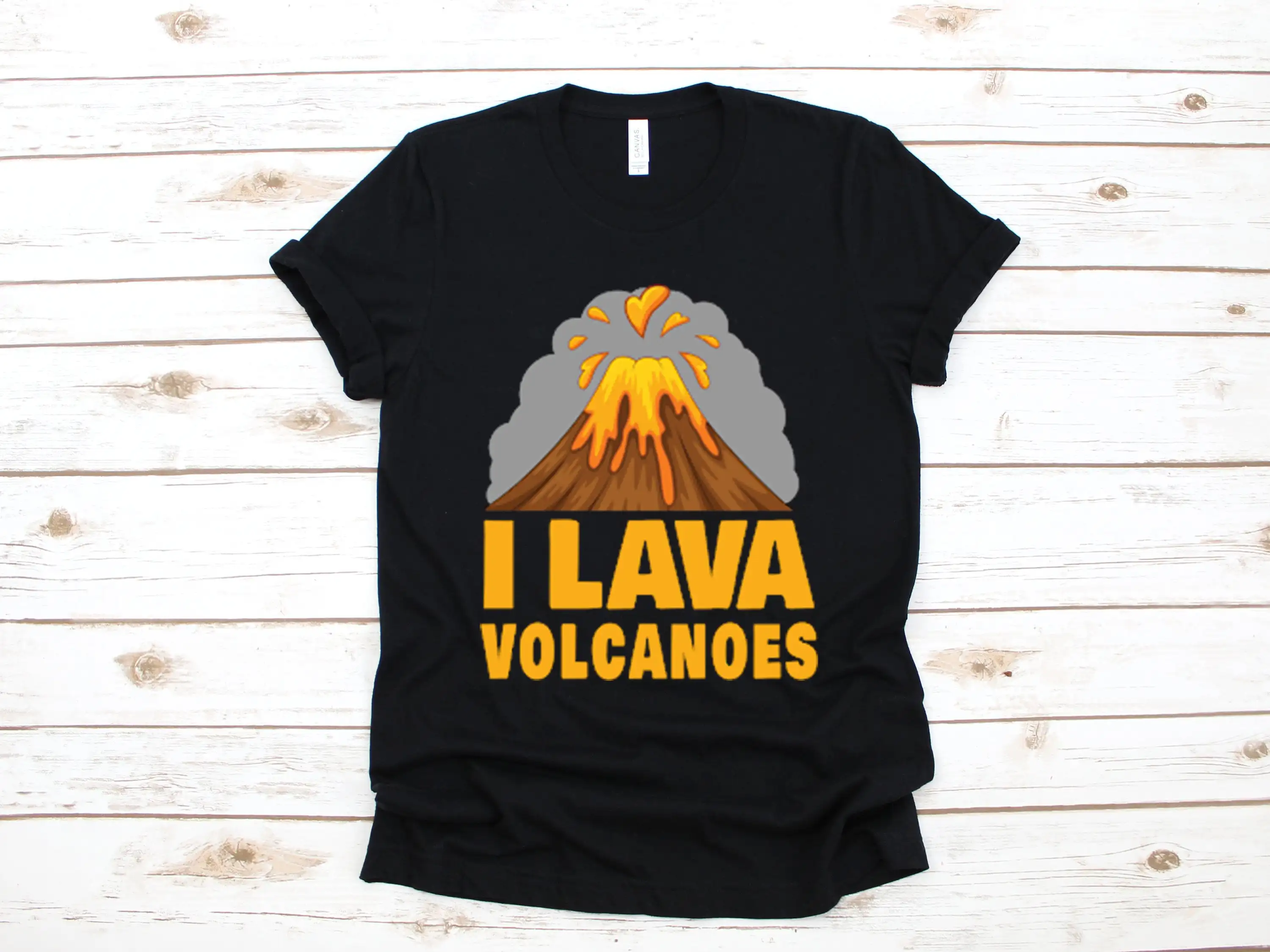 I Lava Volcanoes T Shirt Funny Volcano Geologist Geology SweaT Long Sleeve Child Apparel