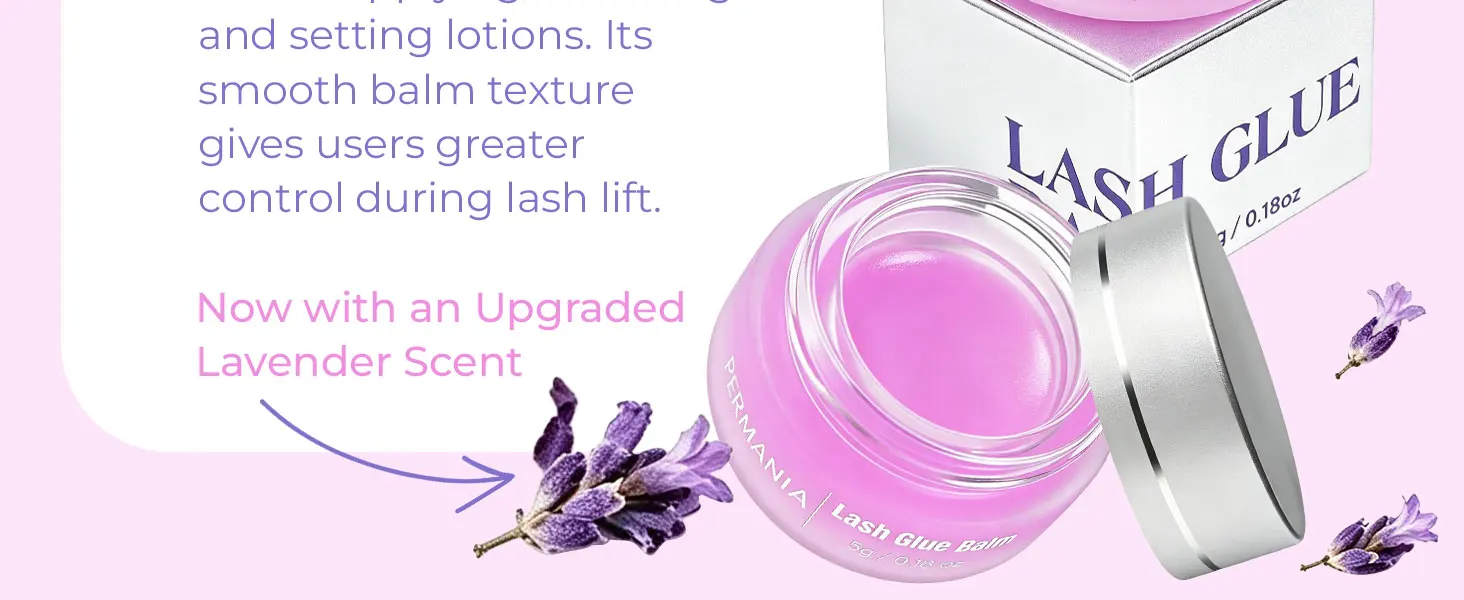 PERMANIA Wimpernlifting-Kleber, Wimpernlifting-Balsam für starken Halt ohne Verklumpen, Applikator-Pinsel, Wimpernlifting-Zubehör – Detail 2