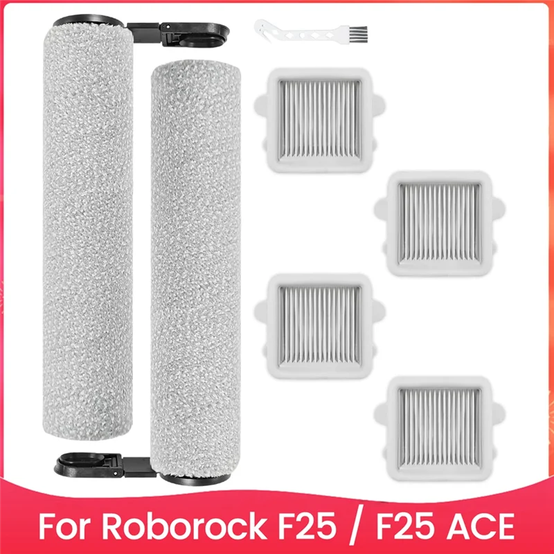 AC39-для Roborock F25/F25 ACE пылесос для влажной/сухой уборки основная роликовая щетка HEPA-фильтр запасные части