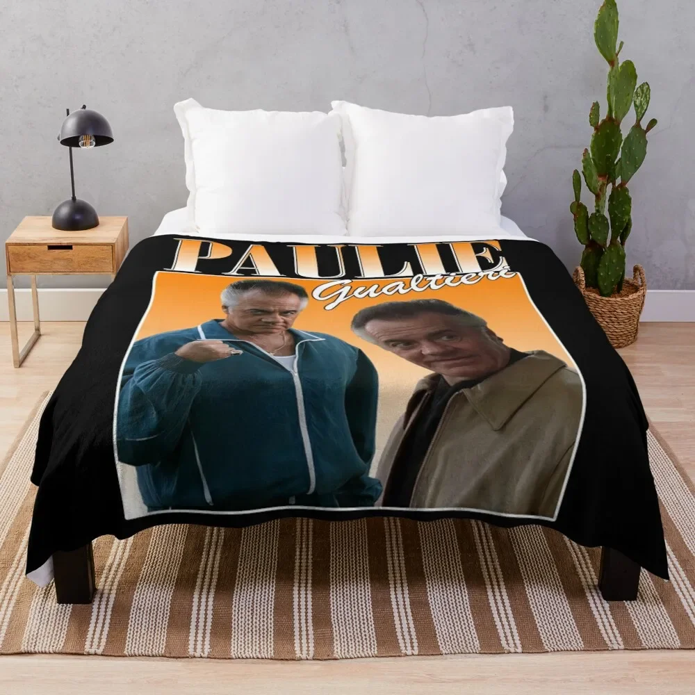 

Paulie Gualtieri Walnuts Gualtieri Retro Sopranos Active Throw Blanket Shaggy Soft Plaid halloween Blankets