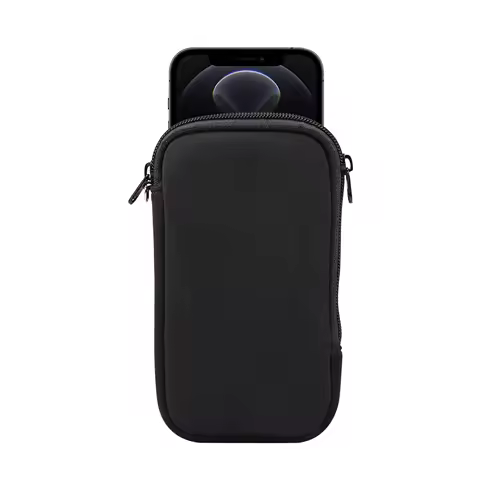 Universal Zipper Neoprene Soft Phone Pouch For Samsung Galaxy S23 S22 S21 Plus S24 Ultra A52 A53 A34 A54 A15 A35 A55 M55 Cover
