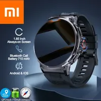 Xiaomi 1.85-inch ultra HD smartwatch, GPS track, HD Bluetooth call; 710 mah large battery 400+ dial, suitable for Huawei