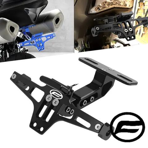 CFMOTO CF 650 650MT 650NK 400NK GT 오토바이 조절식 후면 테일 깔끔한 번호판 거치대 브래킷, LED 조명 액세서리