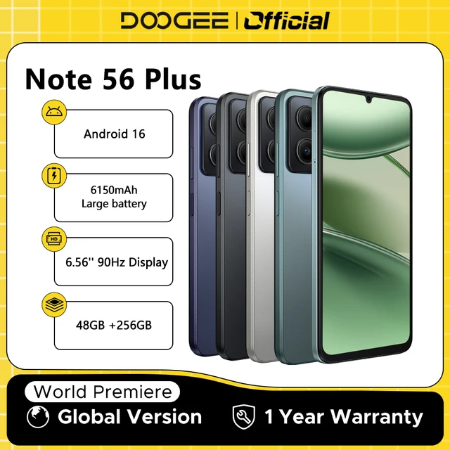 Global Version DOOGEE Note56 Plus
