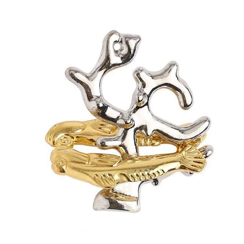 Disentanglement المحيط المرجان الألغاز المعدنية الذكاء المنطق التدريب الدماغ دعابة ألعاب العقل التعليمية للأطفال الكبار Juegos De Ingenio #2