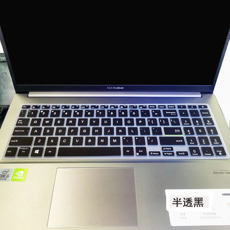 

Силиконовый чехол для клавиатуры ноутбука ASUS Zenbook Pro 15 UM5500 UM5500Q 2021 UM535 UM535QE UX535 UX535LI UX535L UX535QE