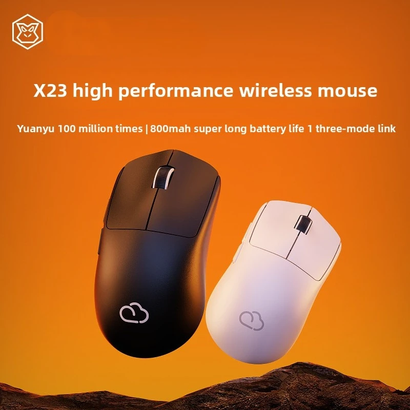 

EWEADN X23 Wireless Bluetooth Tri-Mode Mouse - Lightweight Design with PAW3311 Sensor for Gaming & Office Use