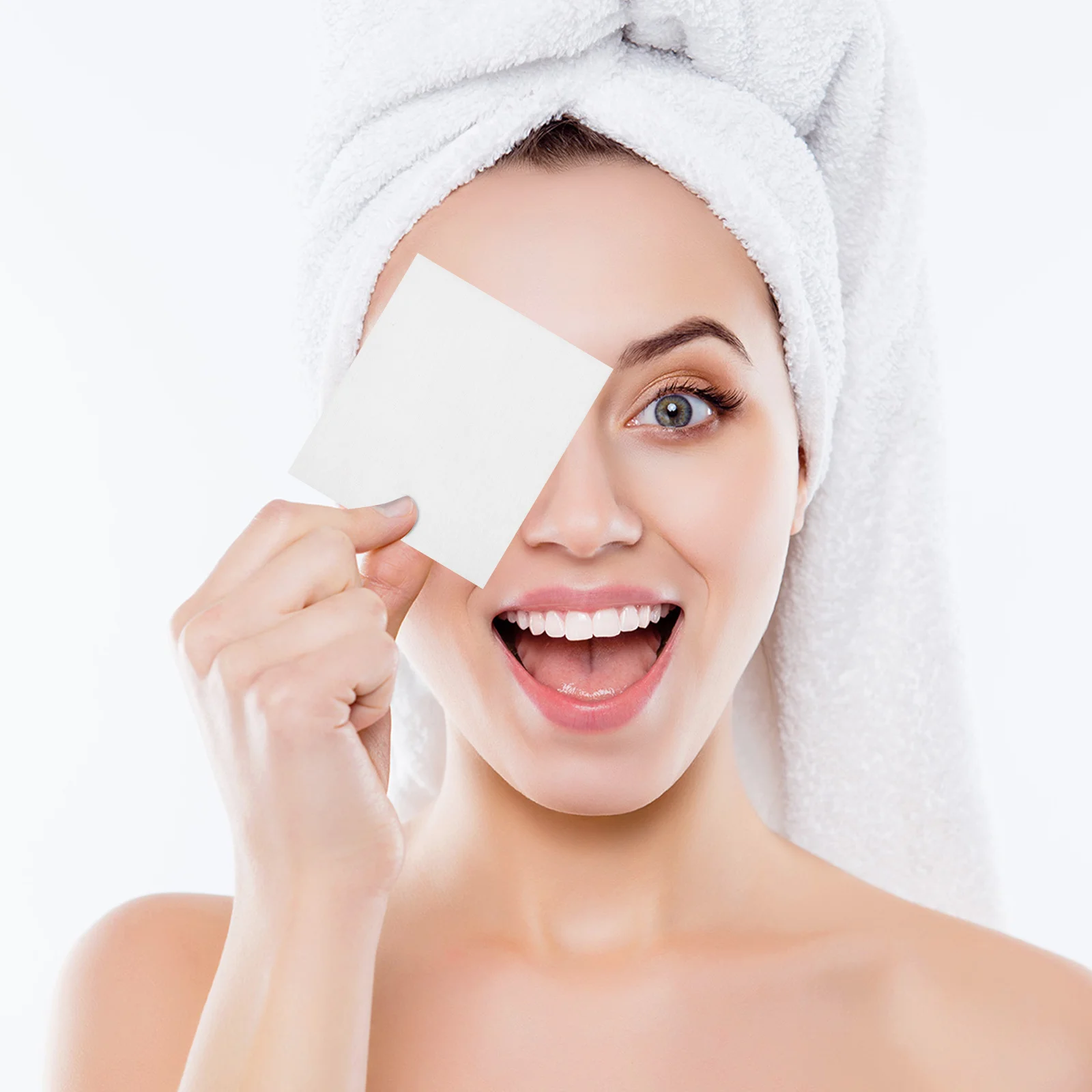 2400 szt. Kwadratowych płatków kosmetycznych do demakijażu i nakładania tonika, miękkie, chłonne, bezpyłowe, niezbędne do pielęgnacji skóry