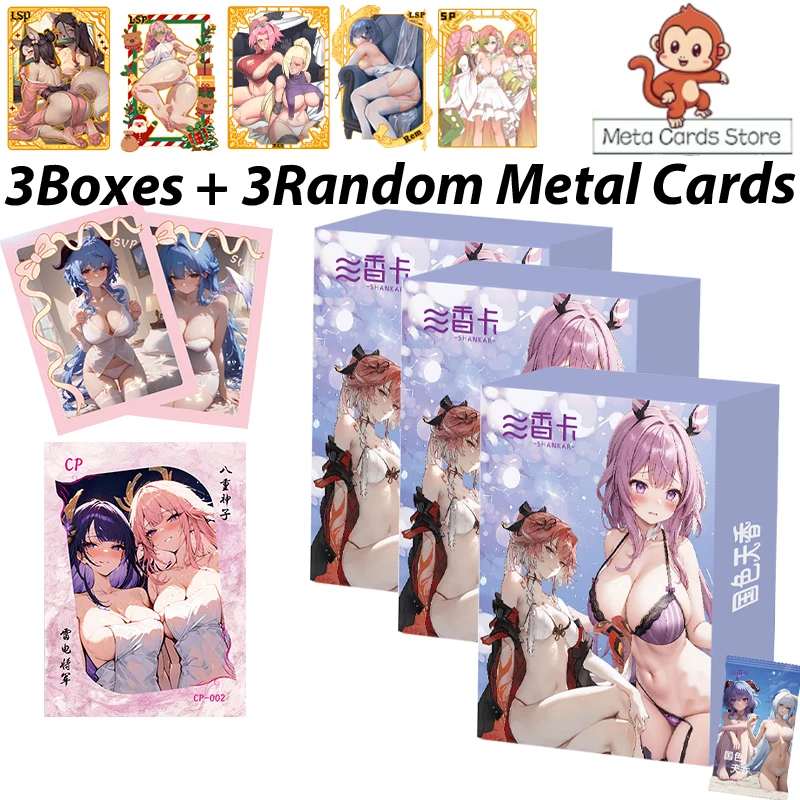 New Goddess Card NATIONAL BEAUTY & HEAVENLY FRAGRANCE Hobby Waifu Collectible Cards Booster Box Spicy Rare Doujin Card Toy Gifts