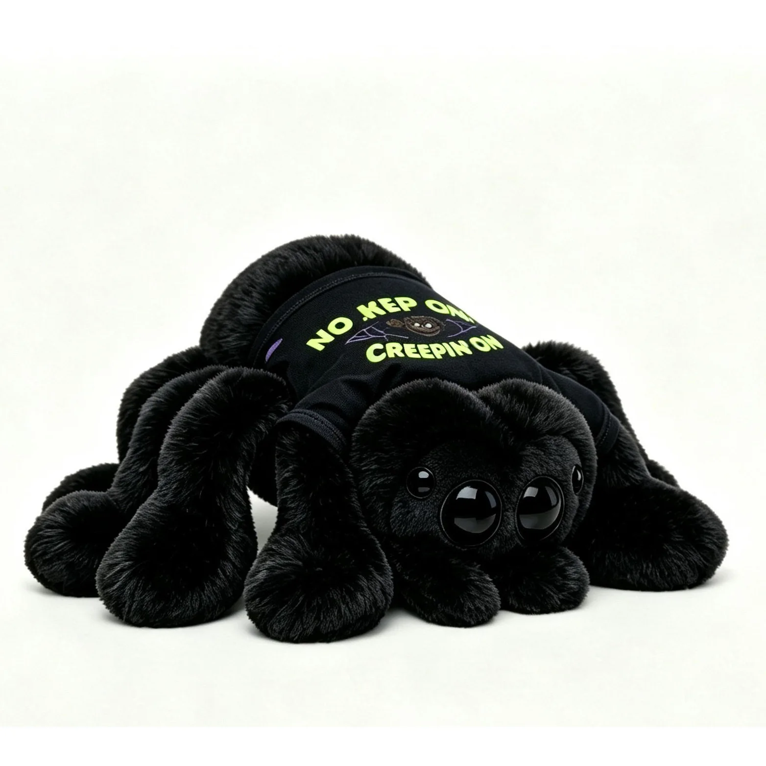 Lucas Black Spider Plush Toy Soft Stuffed Animal Doll Home Decor Collectible Gift For Adult Fans Halloween Gift