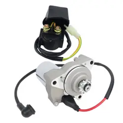 3 Bolt Starter & Relay for TaotaATVs Dirt Bikes Go Karts Pit Bike Dune Buggy Sandrail Quad 4 Wheelers SSR Roketa Coolster Jonway