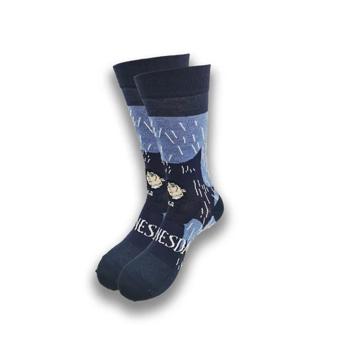 Imagen 2 del producto Calcetines de dibujos animados para hombre y mujer, calcetín de tubo de alta calidad, divertidos, a la moda, para primavera y otoño