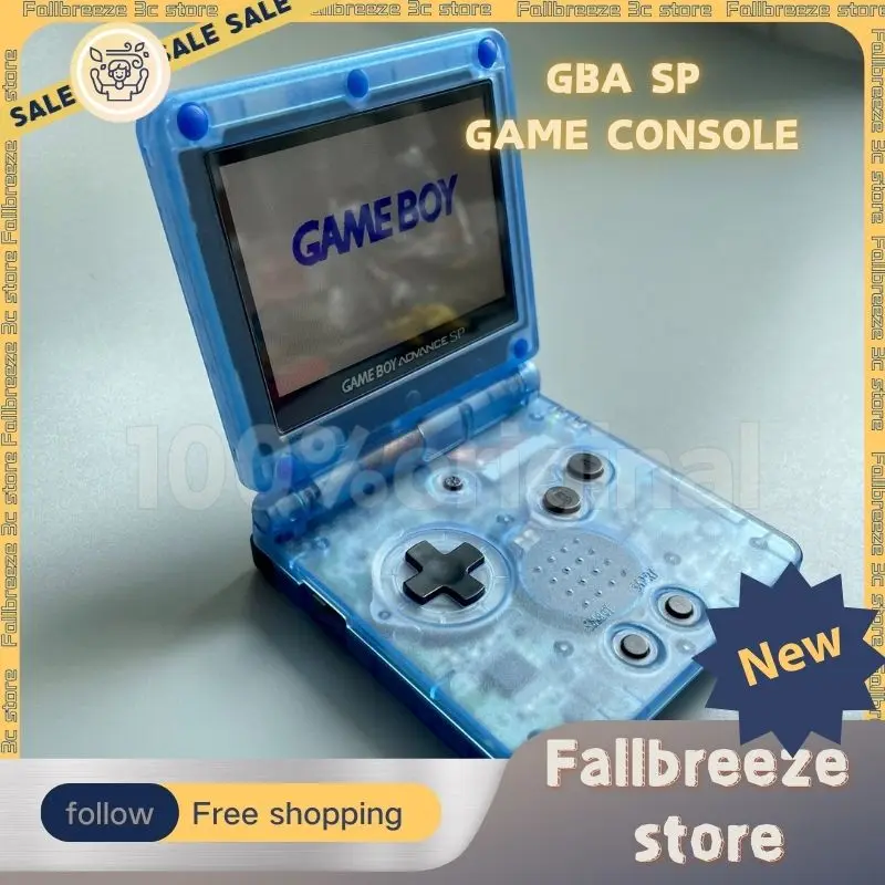 

Gba Sp Handheld Game Console Fold Mini Portable Gamepad Highlight Ips Screen Gamer Console Flip Machine For Gba/Nes Gifts Boy