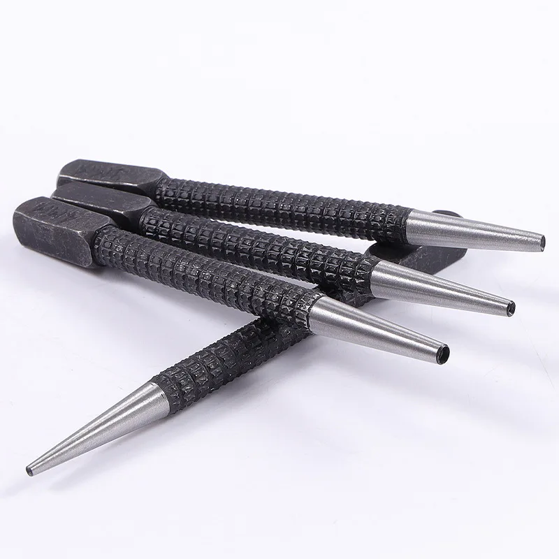 3pcs 1.5/2/3MM High-carbon Steel Center Punch Set 3.98inch Non Slip Center Punch For Alloy Steel Metal Wood Marking Drilling Too