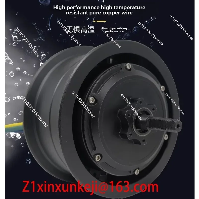 11 Inch 72V5000W Electric Scooter Split Motor 75 Magnet High-speed Motor 10 Square Wire