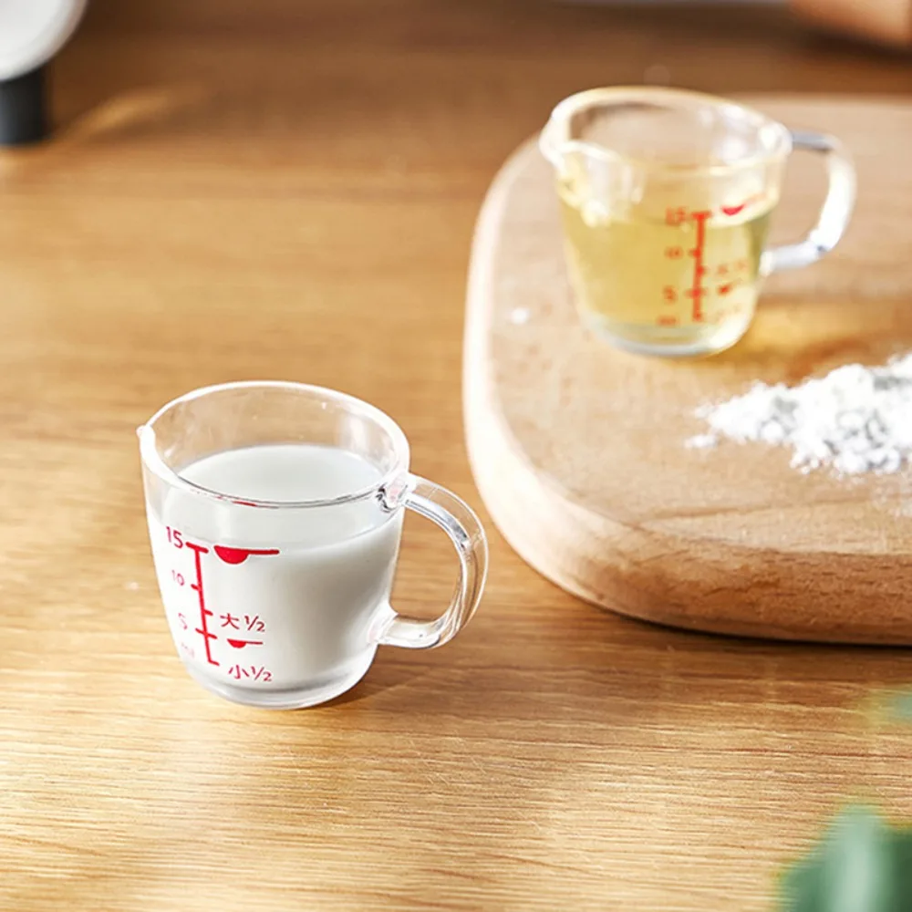 15ml Coffee And Milk Cup Small Measuring Cup With Mini Scale,Glass Measuring Cup,Espresso Measuring Cup,Shot Glass