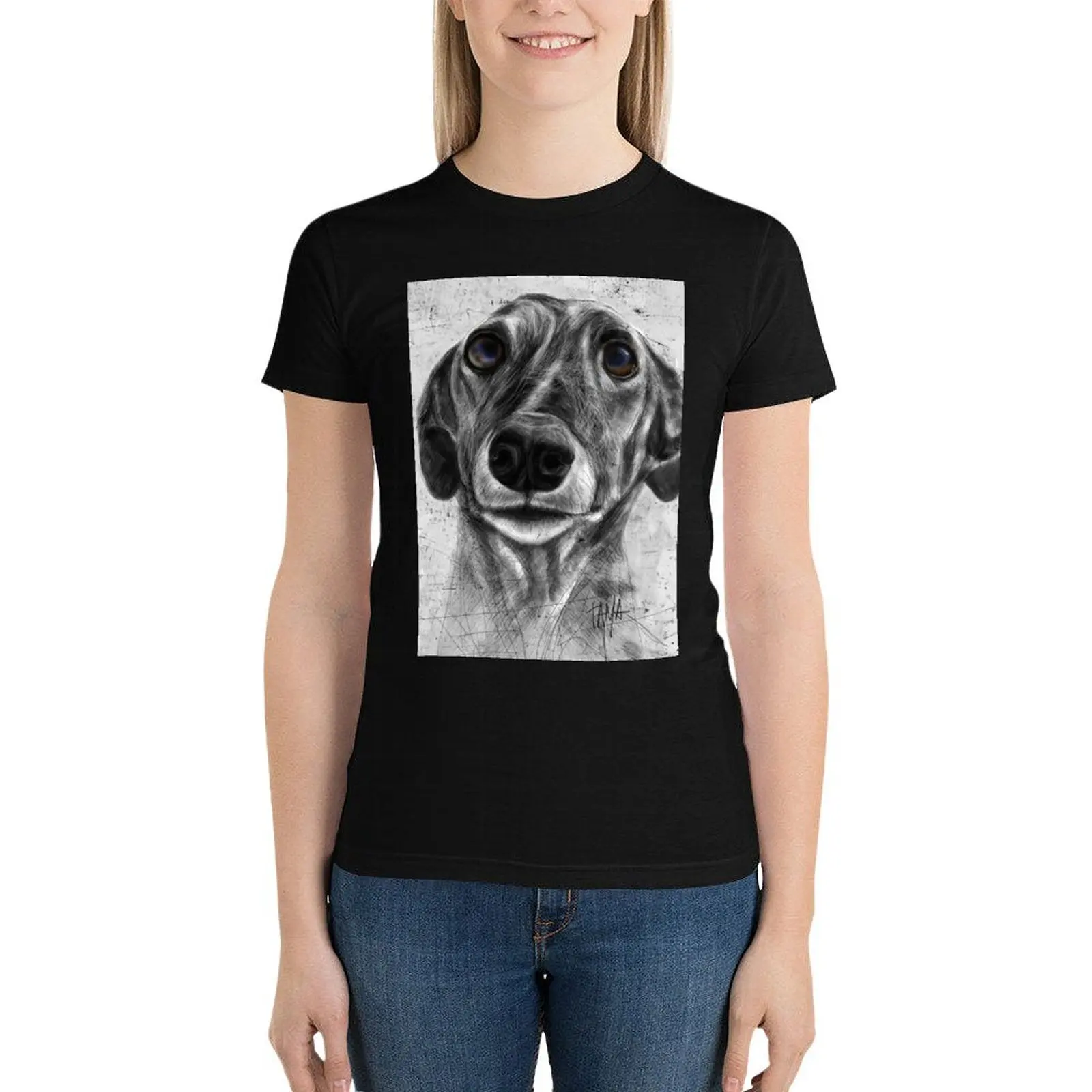 

Old Greyhound T-Shirt aesthetic clothes cute clothes Female clothing Women tops