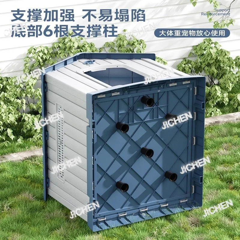 

TZZ Kennel Outdoor All-season Rainproof And Cold-proof Dog Sleeping Nest Outdoor Dog House